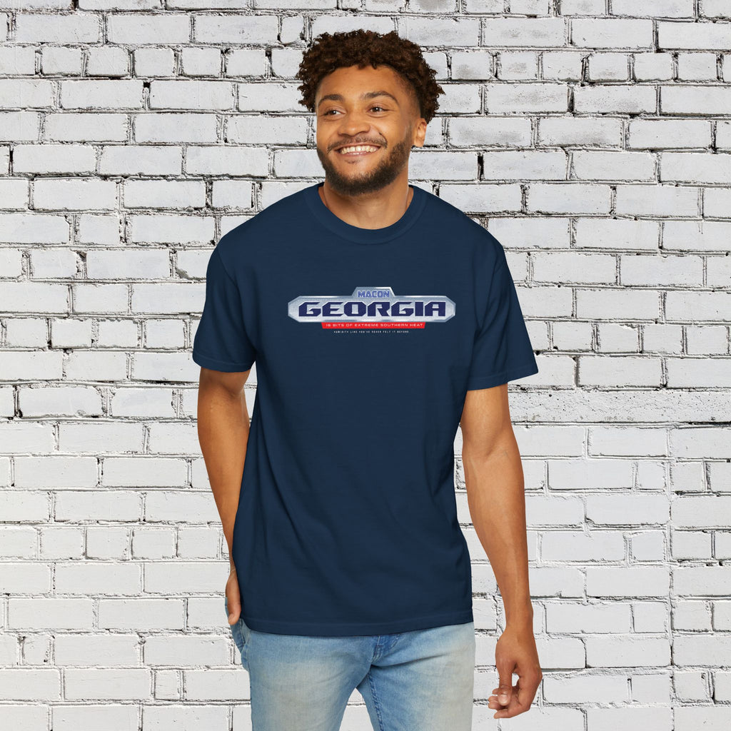 Macon Retro Game Badge T-shirt