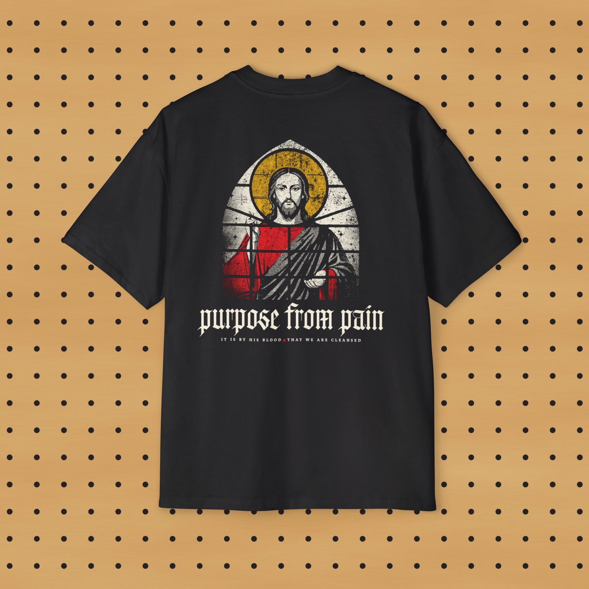 Purpose From Pain Stained Glass T-shirt