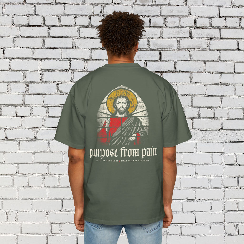 Purpose From Pain Stained Glass T-shirt