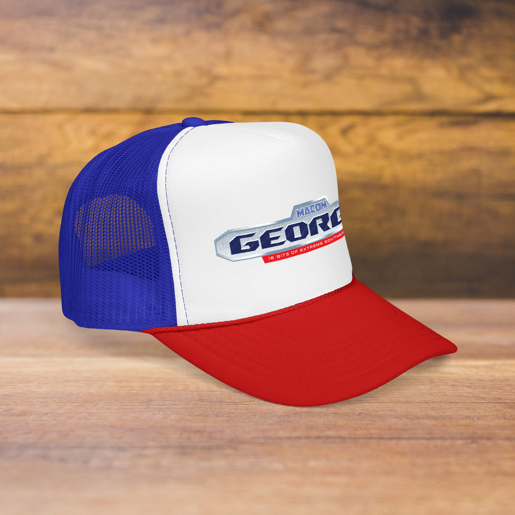 Georgia Retro Game Badge - Foam Trucker  (3 Color Options)