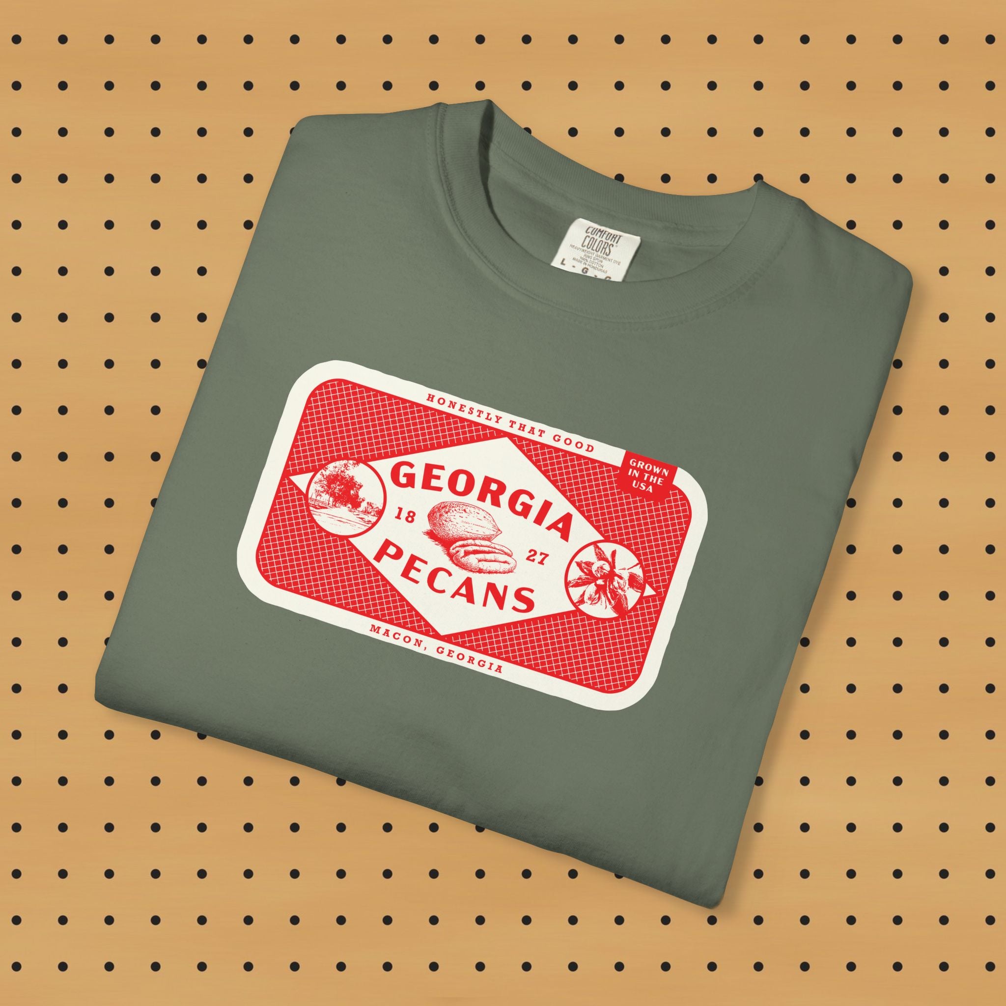 Pecans Vintage Label T-Shirt