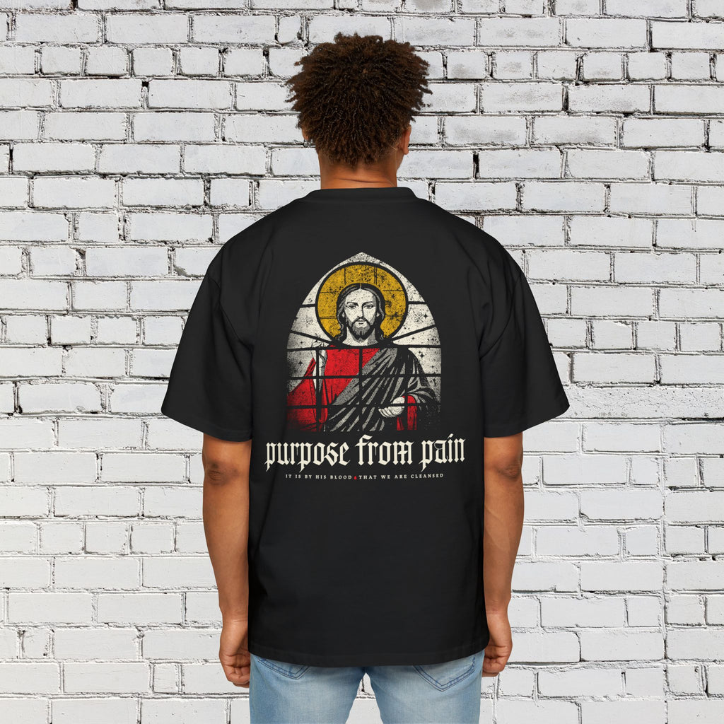 Purpose From Pain Stained Glass T-shirt