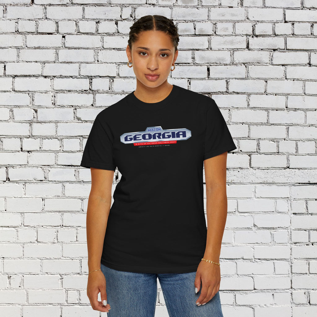 Macon Retro Game Badge T-shirt