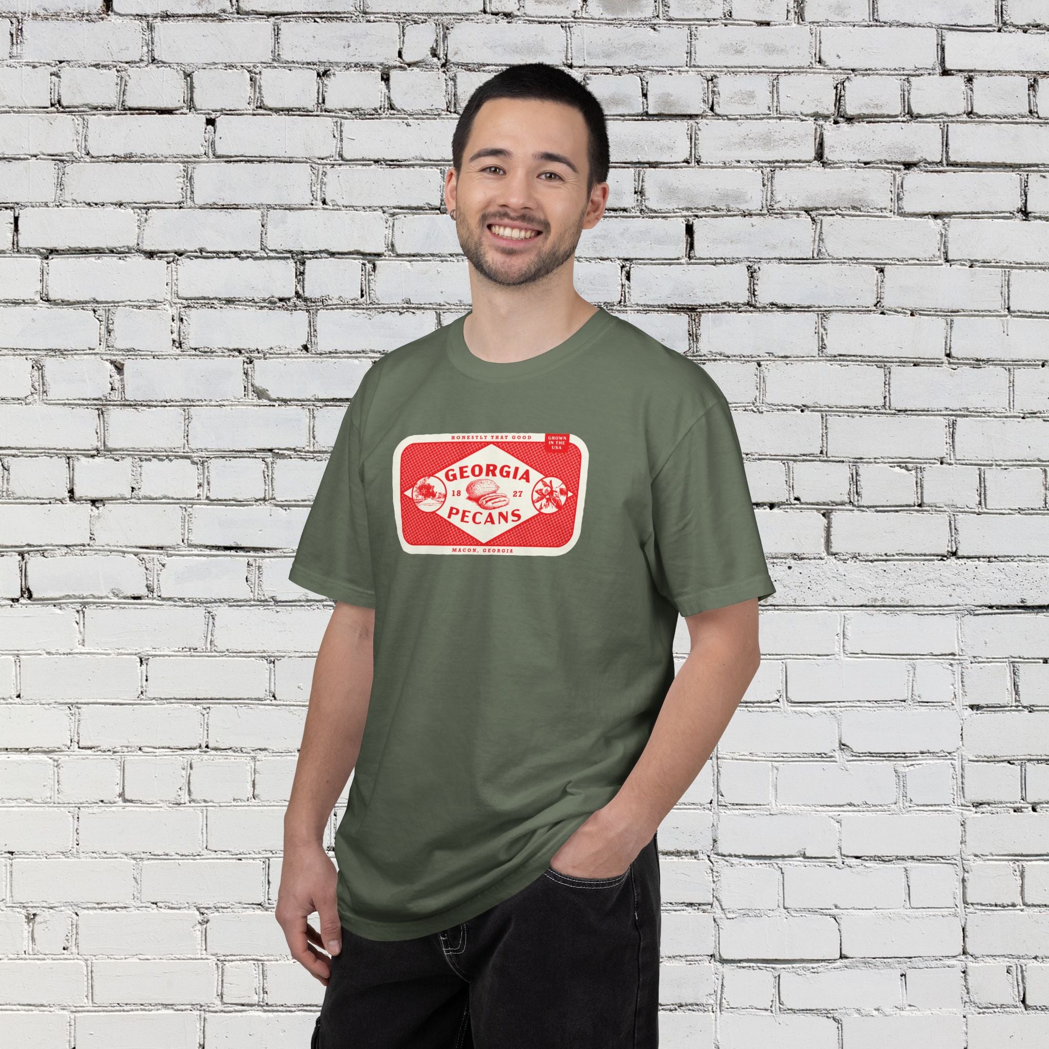 Pecans Vintage Label T-Shirt
