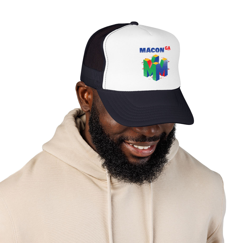 Macon Retro Gamer - Foam Trucker Hat