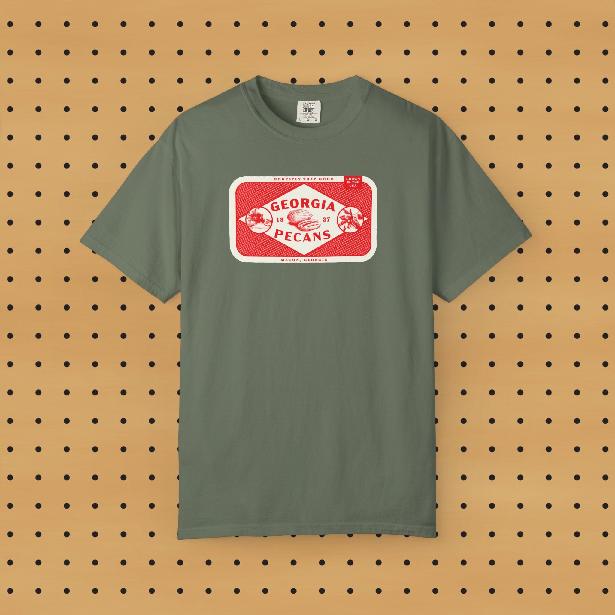 Pecans Vintage Label T-Shirt