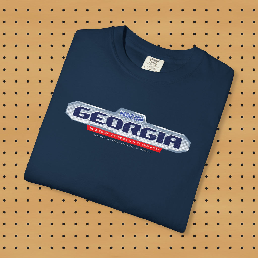 Macon Retro Game Badge T-shirt