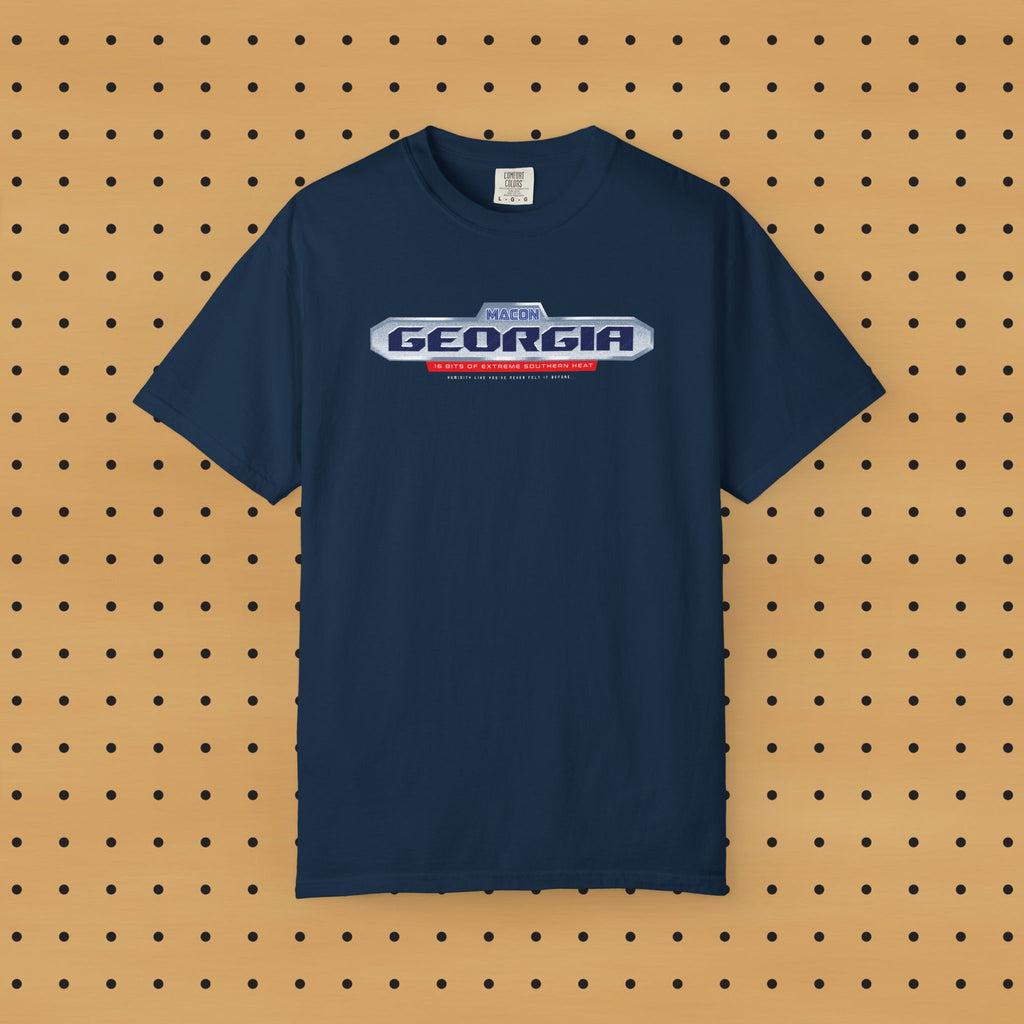 Macon Retro Game Badge T-shirt