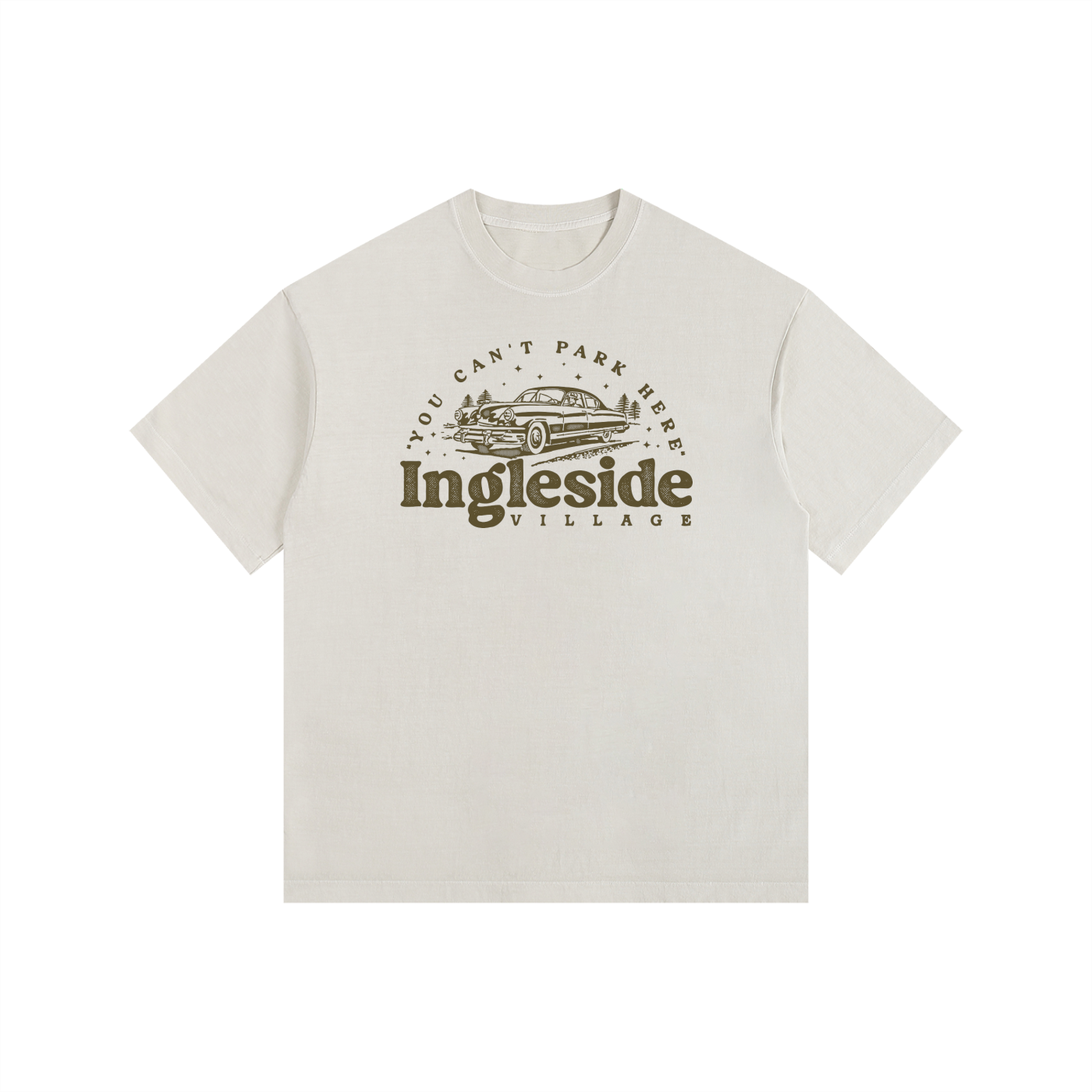 Ingleside - Vintage Washed Oversized Cotton T-Shirt