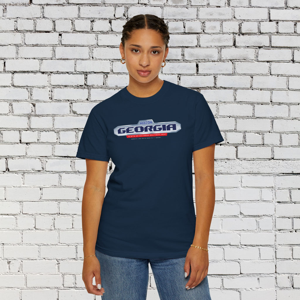 Macon Retro Game Badge T-shirt