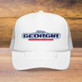 Georgia Retro Game Badge - Foam Trucker  (3 Color Options)