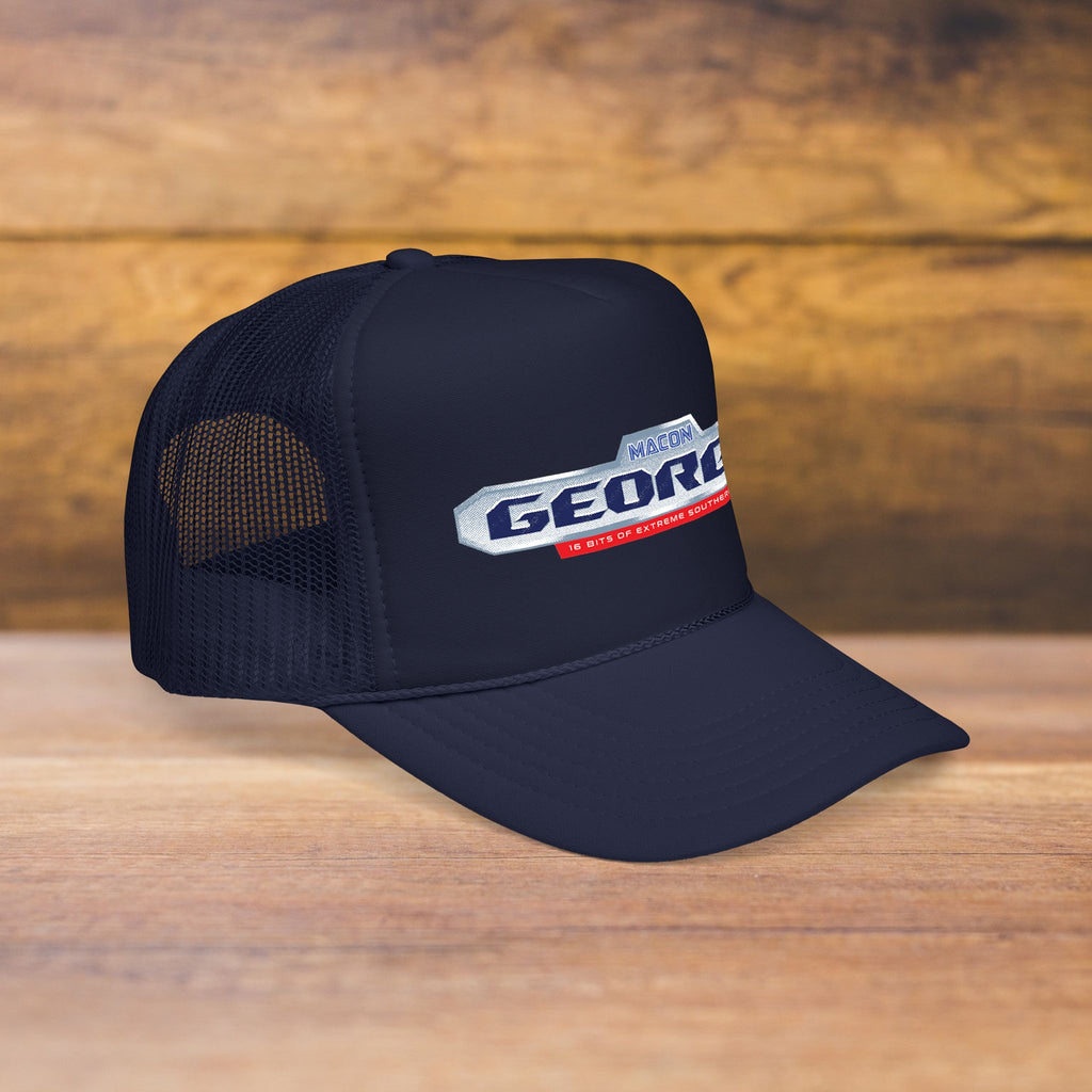 Georgia Retro Game Badge - Foam Trucker  (3 Color Options)