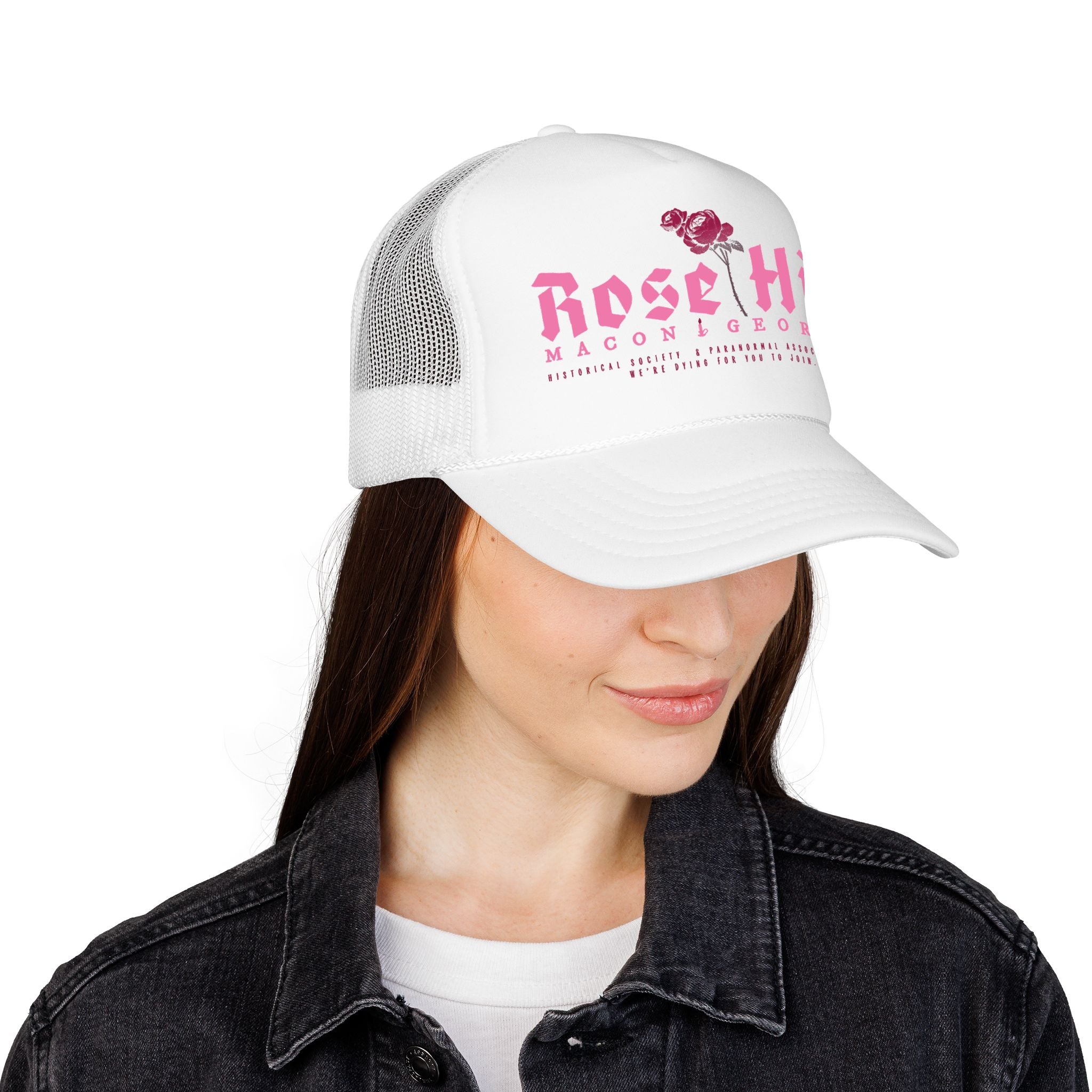 Rose Hill  - Foam Trucker Hat - Pink