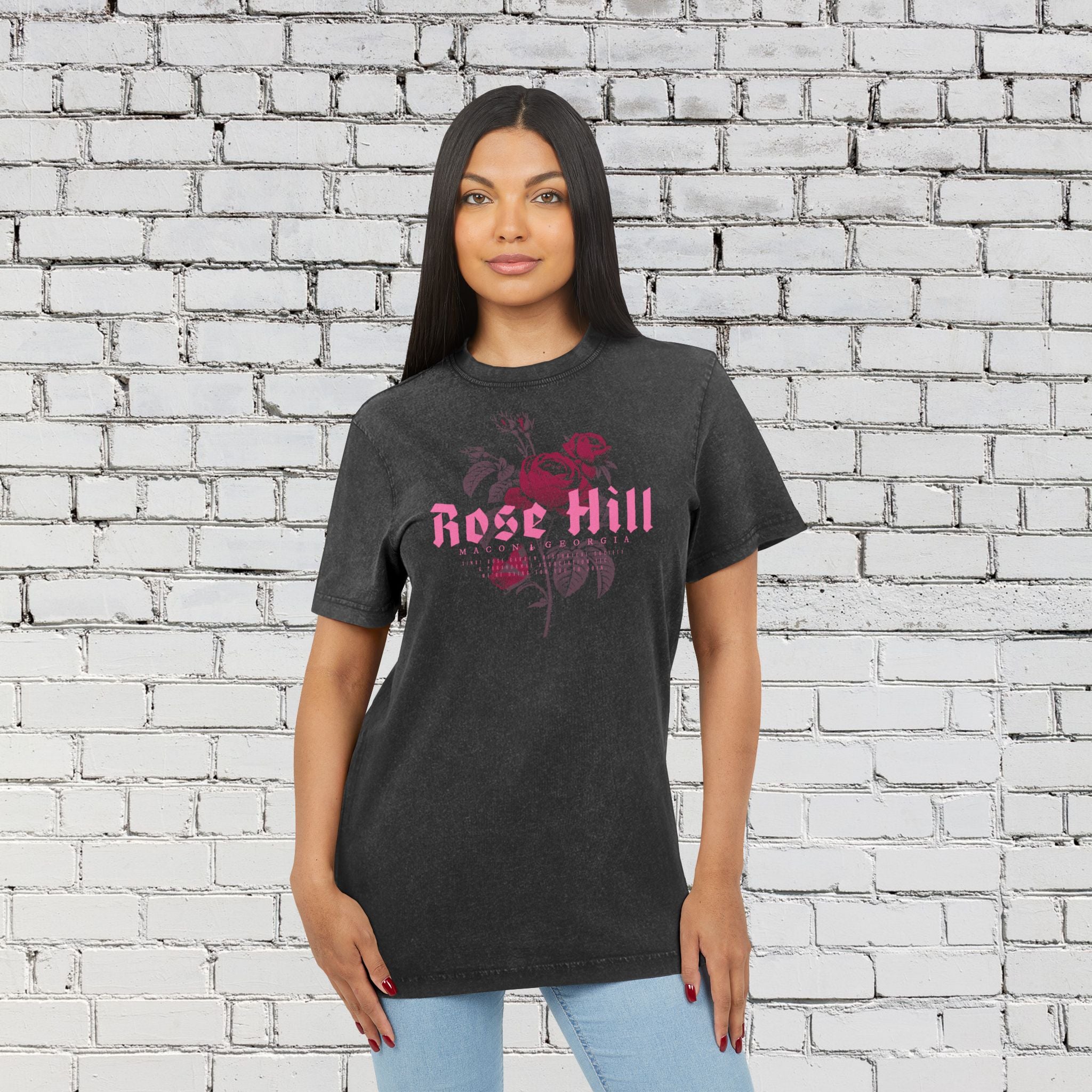 Rose Hill Acid-Wash Tee