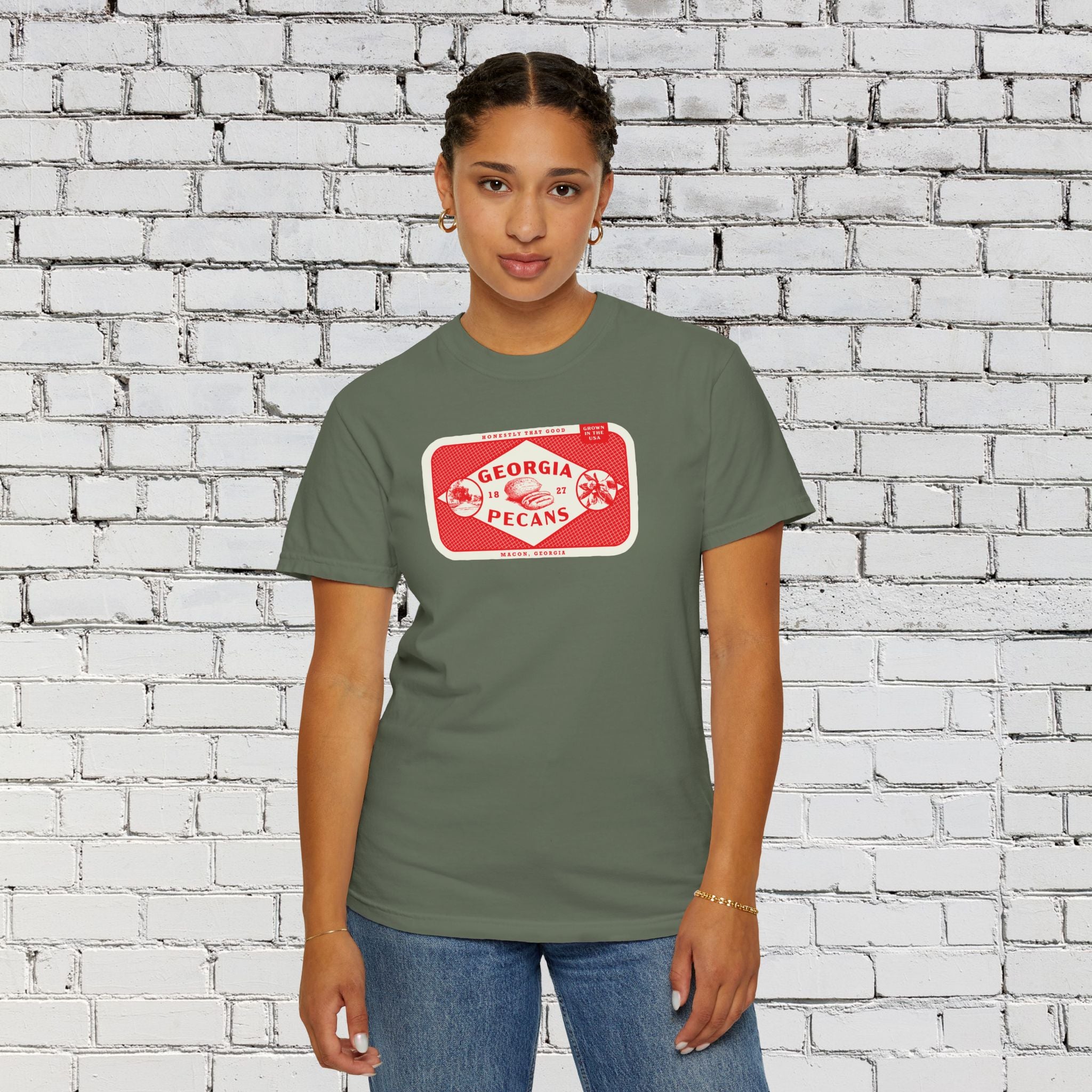 Pecans Vintage Label T-Shirt