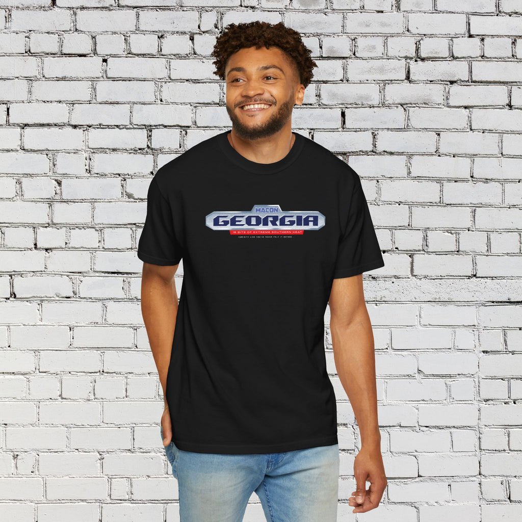 Macon Retro Game Badge T-shirt