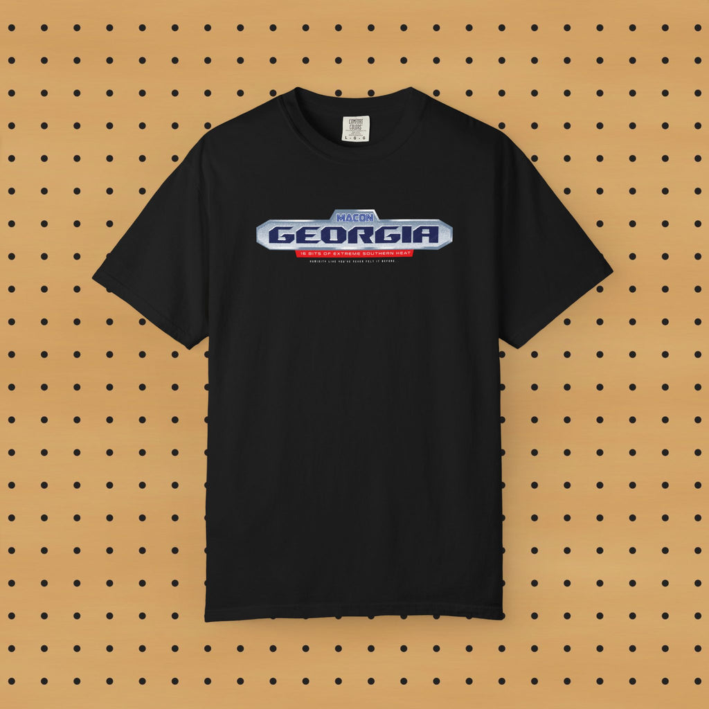 Macon Retro Game Badge T-shirt