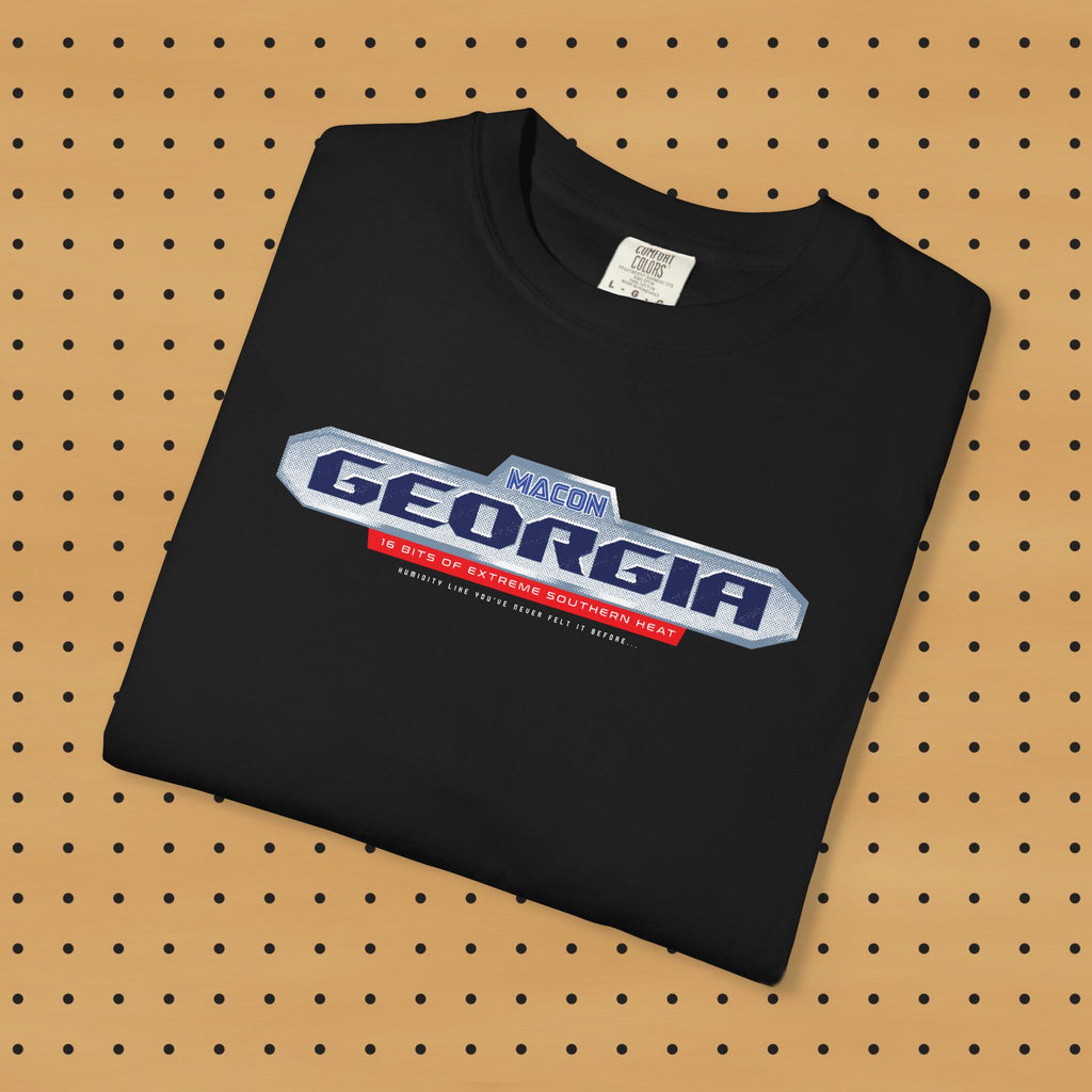 Macon Retro Game Badge T-shirt
